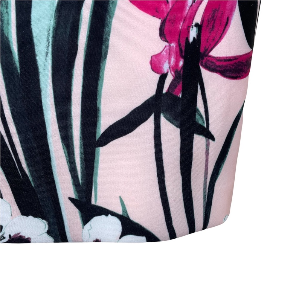 Tommy Hilfiger Pink Floral Ruffled Sleeve Dress - Picture 8 of 9